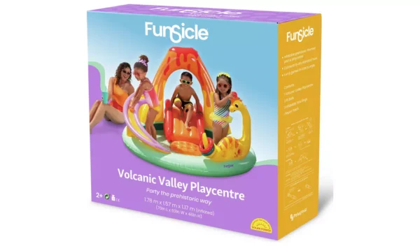 Funsicle 6.6ft Dinosaur Play Centre Paddling Pool - 97L - Image 2