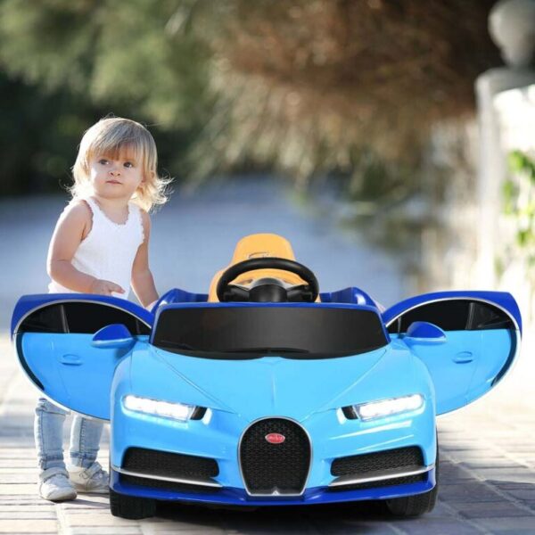 12V Licensed Bugatti Chiron Kids Ride on Car Battery Powered Electric Vehicle with 2.4G Remote Control - Image 2
