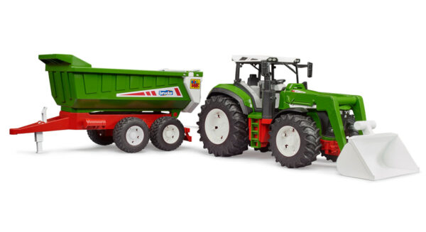 Roadmax Tractor with Front Loader & Tipping Trailer - Premium 1:50 Scale Die-Cast Model Set (30.10.10 Series) - Image 3