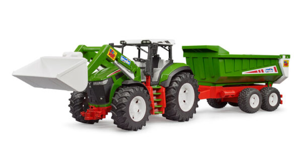 Roadmax Tractor with Front Loader & Tipping Trailer - Premium 1:50 Scale Die-Cast Model Set (30.10.10 Series) - Image 5