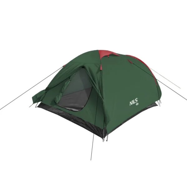 NC6013 Camping Tent - Green-Red - Image 5