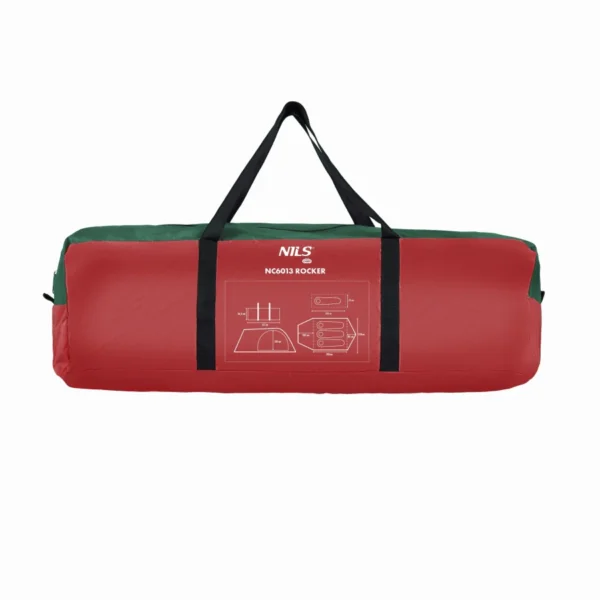 NC6013 Camping Tent - Green-Red - Image 6