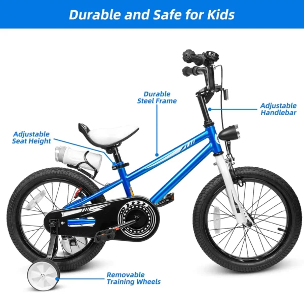 Boys Bike Blue - Kids Bike - Image 3