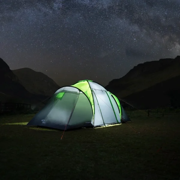 NC6431 Camping Tent Green-Gray Highland IV - Image 3