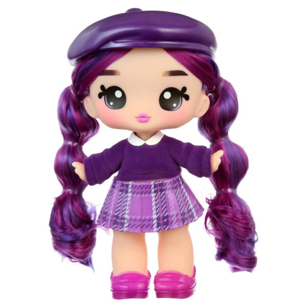 Yummiland Large Doll + Lipgloss Pet – Greta Grape (Ages 4+) - Image 3