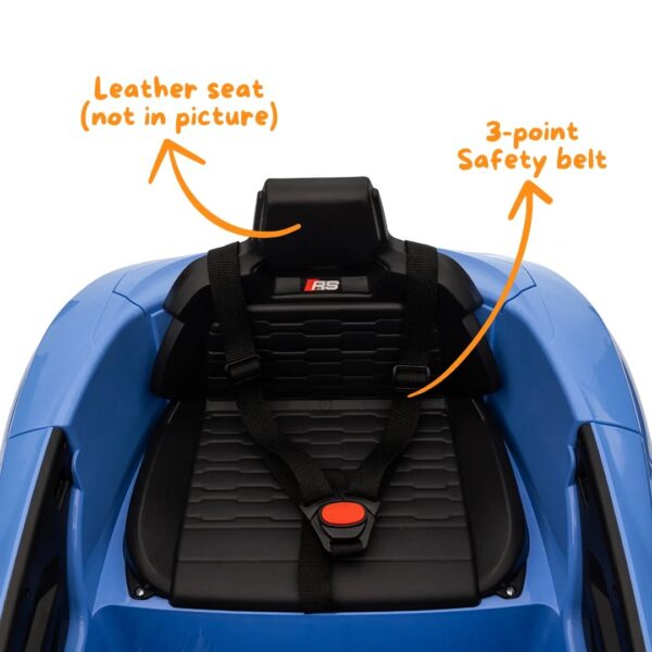 Audi RS e-Tron GT Electric Kids Car (12V) - Blue - Image 6