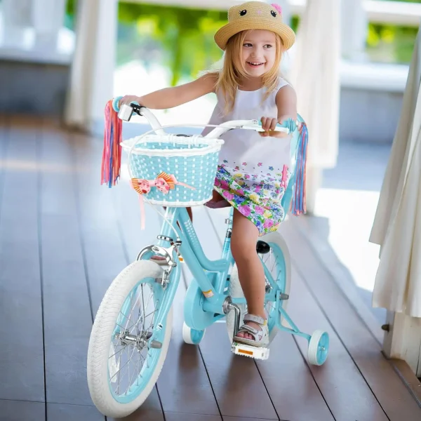 Girls Bike Blue - Kids Bike - Image 2