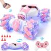 Gesture-Sensing RC Stunt Car - 360° Flips, LED Eyes & Music | Ultimate Action Toy for Kids 8+