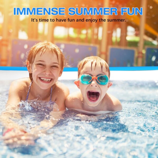 2025 Upgrade Inflatable Pool – Giant 120"x72"x22" Family Pool Pink Summer Fun for Kids & Adults - Image 5