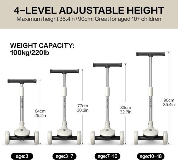 Aesthetic Foldable Kids Scooter For Boys & Girls - Image 3