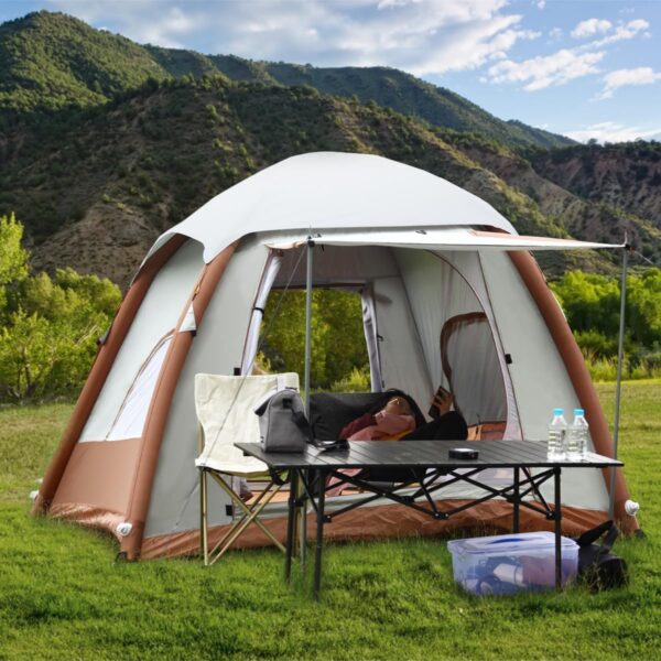Upgrade Inflatable Camping Tent with Pump - Image 2