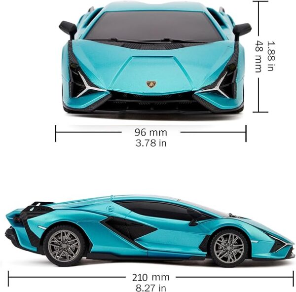1:24 Scale Officially Licensed Lamborghini Sián FKP 37 RC Car - Premium Collectible & Racer - Image 3