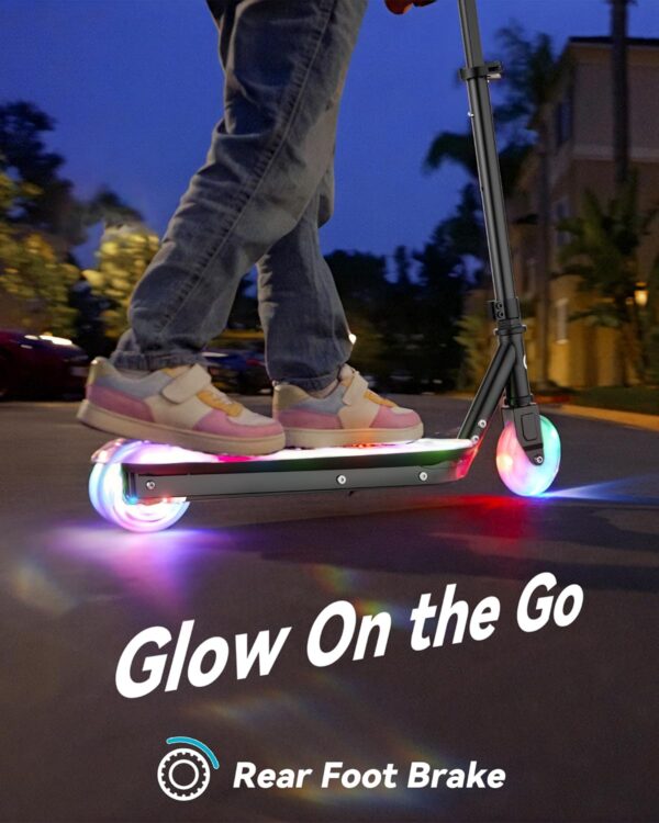 Kids Electric Scooter with LED Lights - Image 2