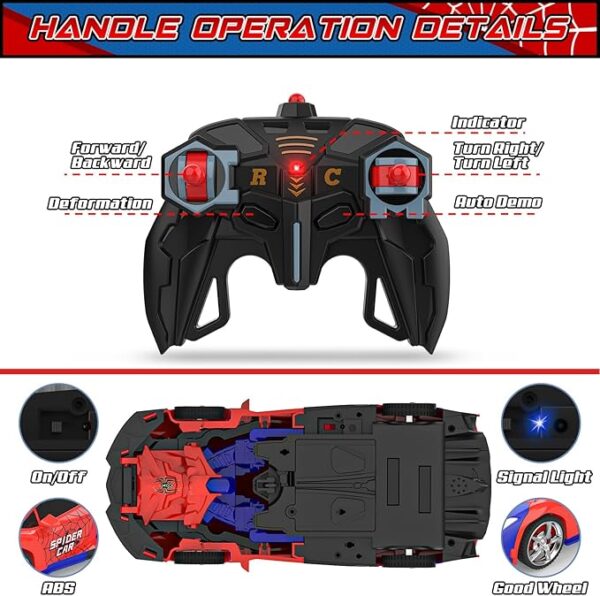 Transform RC Cars - 2.4GHz Remote Control Car - Image 6