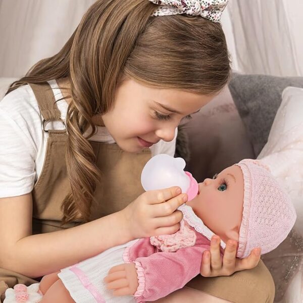 12" Adorable Baby Doll Playset – Complete Nurturing Kit for Little Caregivers - Image 3