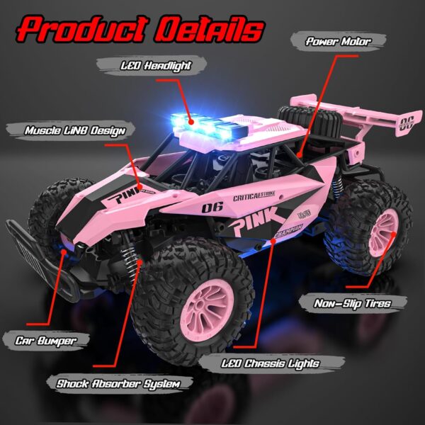 Remote Control Car - 2.4GHz High Speed RC Monster Truck - Image 6