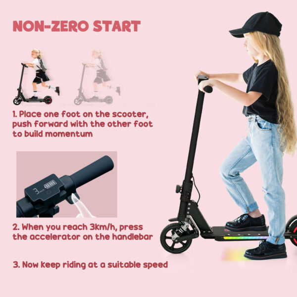 Folding Electric Scooter with LED Lights & Display Portable, Powerful & Packed with Smart Features - Image 5