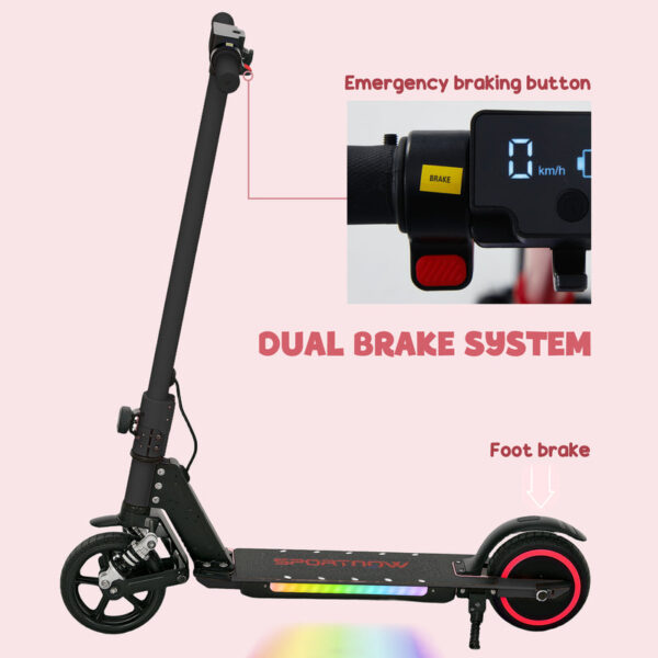 Folding Electric Scooter with LED Lights & Display Portable, Powerful & Packed with Smart Features - Image 6
