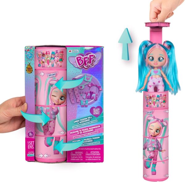 S2 Bruny – Premium Collectible Fashion Doll with 10 Stylish Accessories (For Ages 5+ | Perfect Gift for Girls & Boys) - Image 3