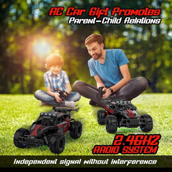 2.4GHz High-Speed RC Monster Truck - 33KM/H Off-Road Beast with LED Lights - Image 2