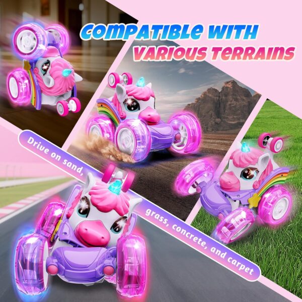Unicorn Remote Control Car Toys for Girls - Image 4