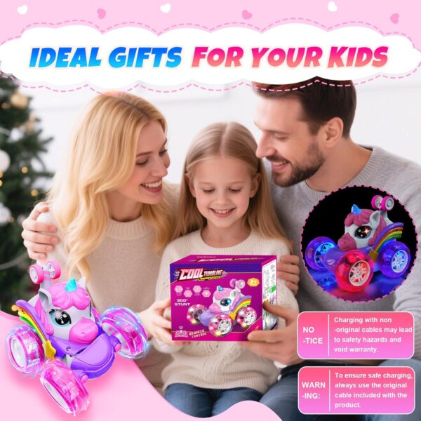 Unicorn Remote Control Car Toys for Girls - Image 8
