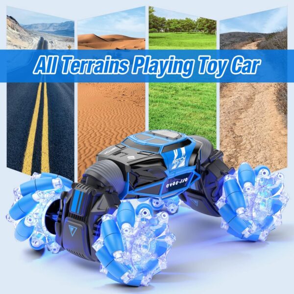 Gesture RC Car - 4WD 2.4GHz Remote Control Gesture Sensing Car - Image 8