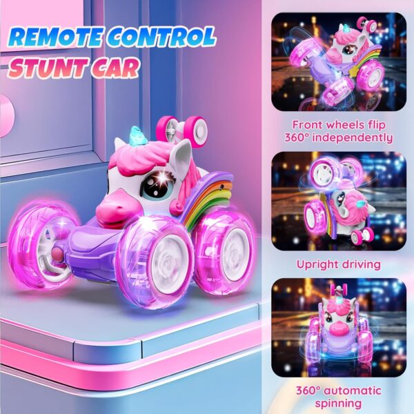 Unicorn Remote Control Car Toys for Girls - Image 6