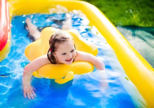 Garden Swimming Pool with Slide - Image 3