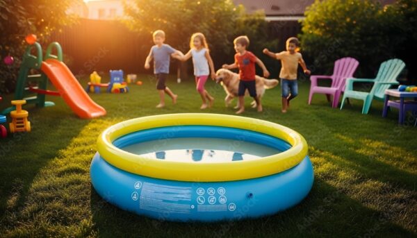 Sunny Splash Inflatable Kiddie Pool - Image 3