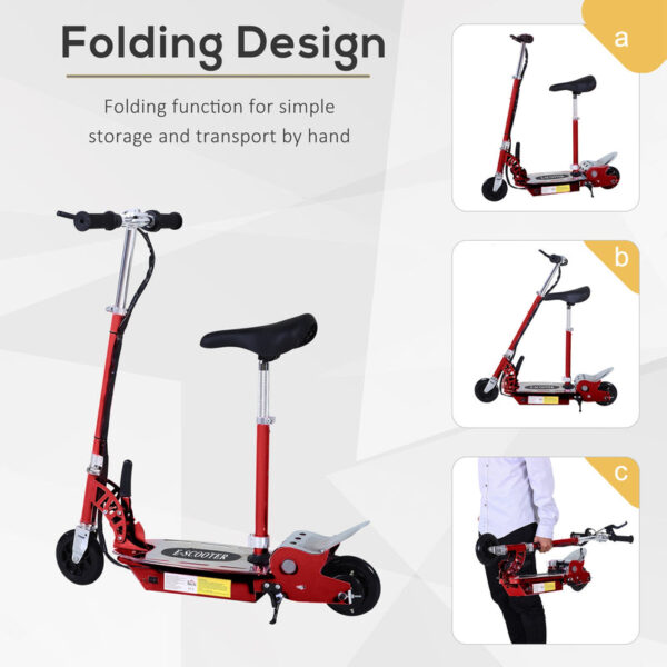Kids Electric Ride-On eScooter (Red Edition) |120W Motor • Ages 5-10 Years • Thrilling & Safe* - Image 5