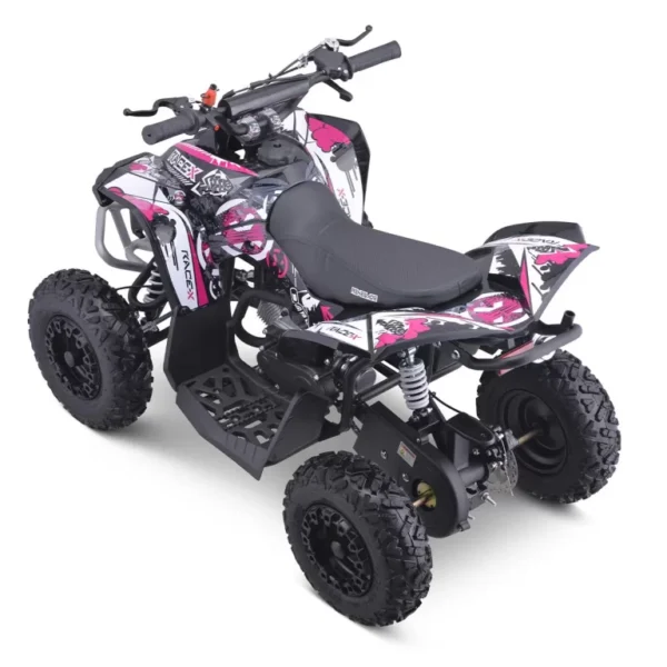 Pink Girls 49cc x-Race Petrol Auto Quad Bike 5-8 - Image 2
