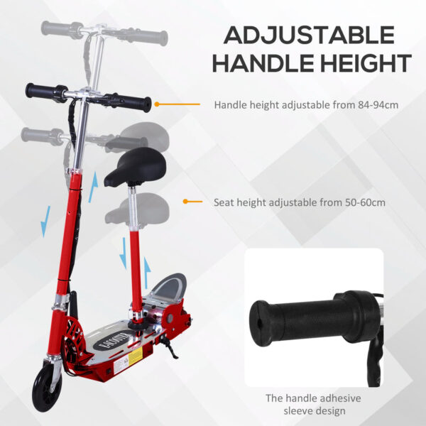 Kids Electric Ride-On eScooter (Red Edition) |120W Motor • Ages 5-10 Years • Thrilling & Safe* - Image 6