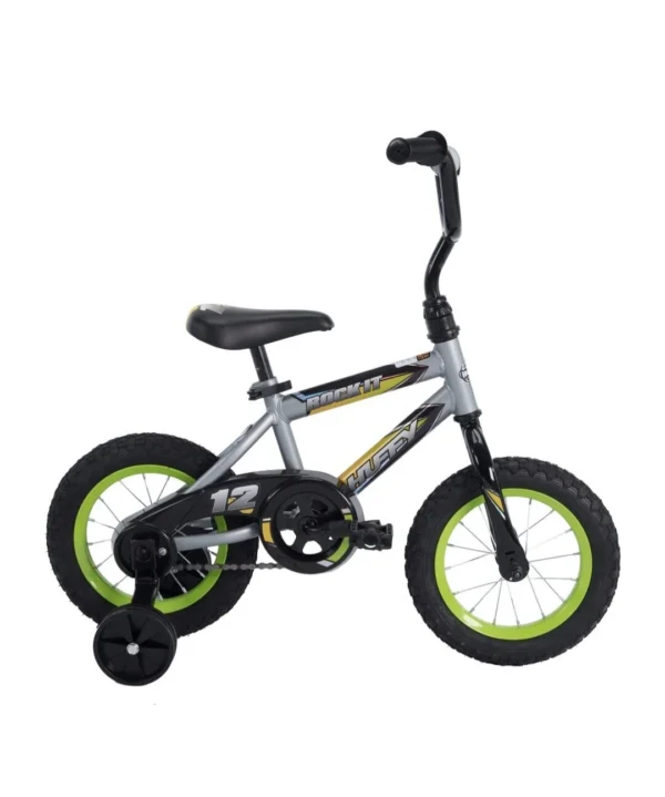 Rock It Kids Bike with Training Wheels - 12 Inch - Image 2