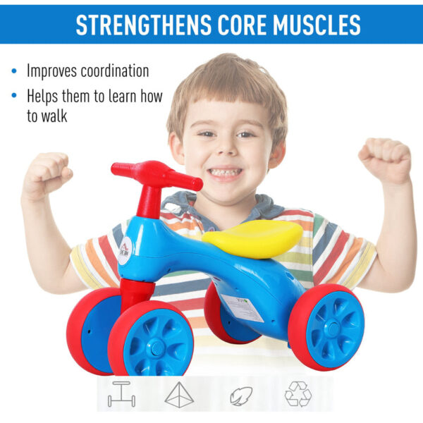 Blue Kids Balance Bike – The Perfect Starter Bike for Toddlers - Image 4