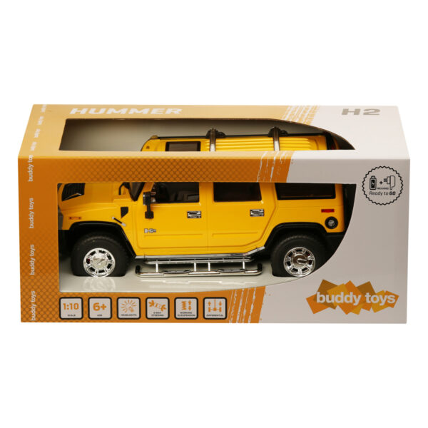 RC Hummer H2 BRC 10.121 – Mega-Sized Off-Road Adventure (1:10 Scale) For Ages 6+ | 40MHz Remote | Includes Battery & Charger | 48cm Monster Truck - Image 3